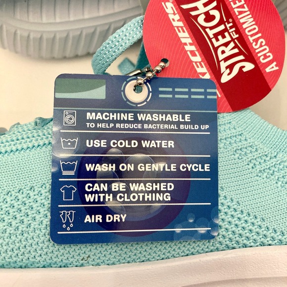 Skechers Slip Ins Aqua Womens 8.5 EU 38.5 Lightweight Washable Stretch - Picture 4 of 9